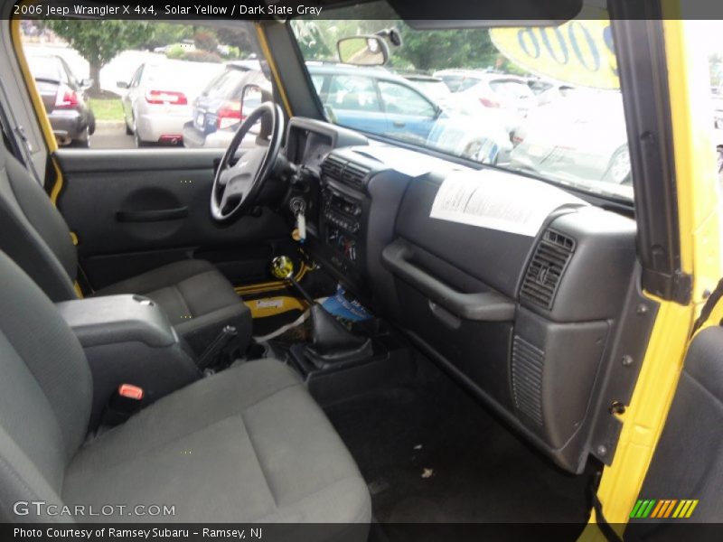 Solar Yellow / Dark Slate Gray 2006 Jeep Wrangler X 4x4