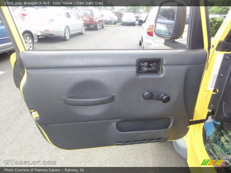 Solar Yellow / Dark Slate Gray 2006 Jeep Wrangler X 4x4