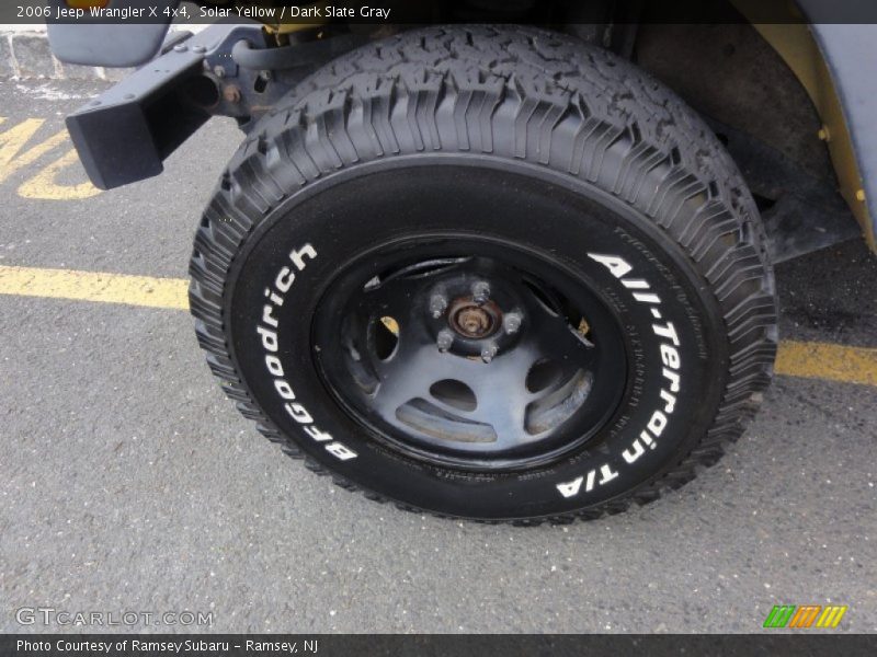 Solar Yellow / Dark Slate Gray 2006 Jeep Wrangler X 4x4