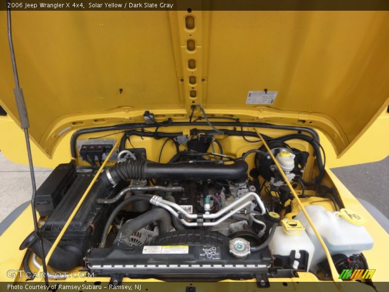 Solar Yellow / Dark Slate Gray 2006 Jeep Wrangler X 4x4