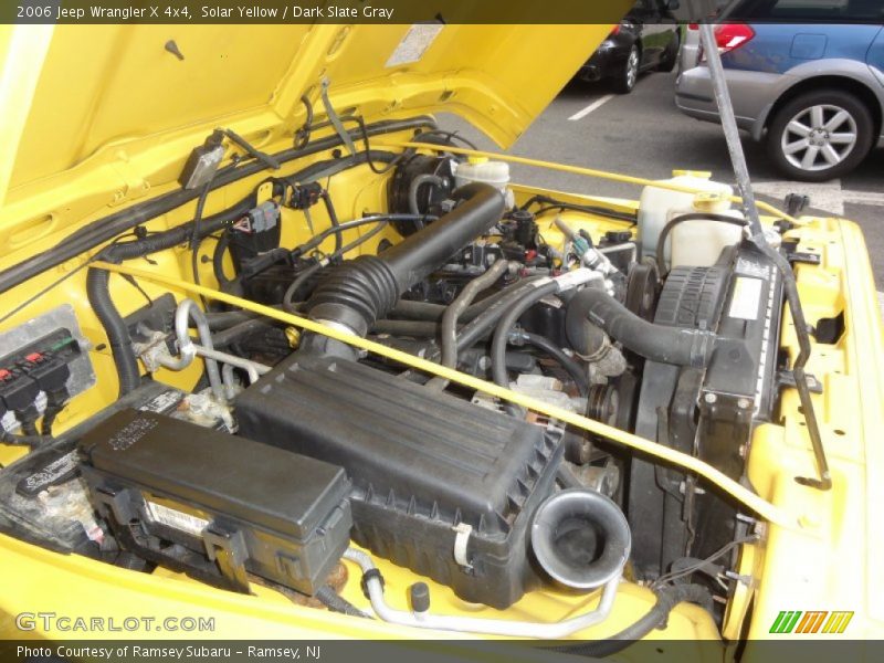 Solar Yellow / Dark Slate Gray 2006 Jeep Wrangler X 4x4