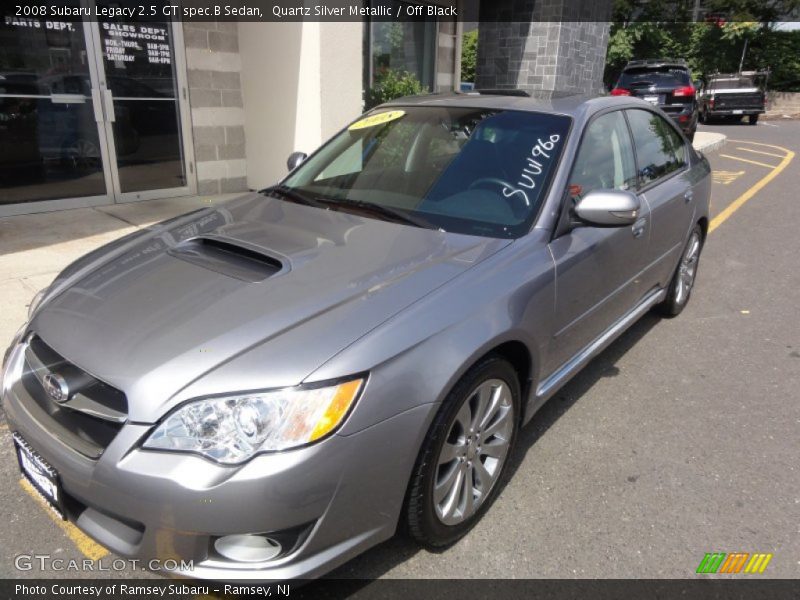 Quartz Silver Metallic / Off Black 2008 Subaru Legacy 2.5 GT spec.B Sedan