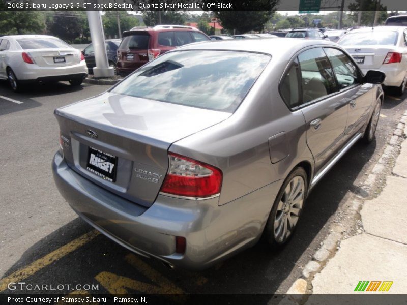 Quartz Silver Metallic / Off Black 2008 Subaru Legacy 2.5 GT spec.B Sedan