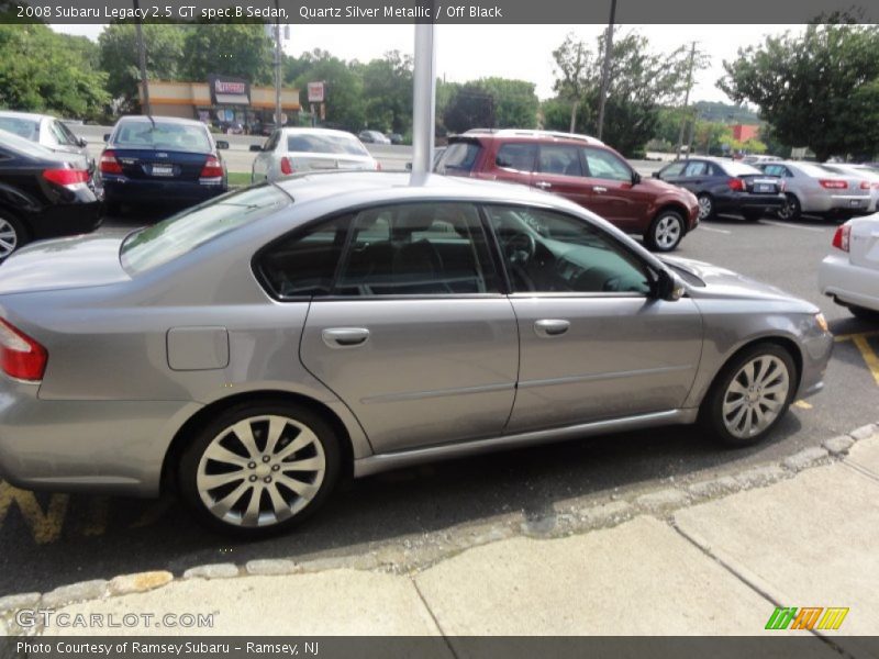 Quartz Silver Metallic / Off Black 2008 Subaru Legacy 2.5 GT spec.B Sedan
