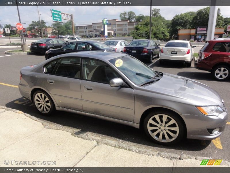 Quartz Silver Metallic / Off Black 2008 Subaru Legacy 2.5 GT spec.B Sedan