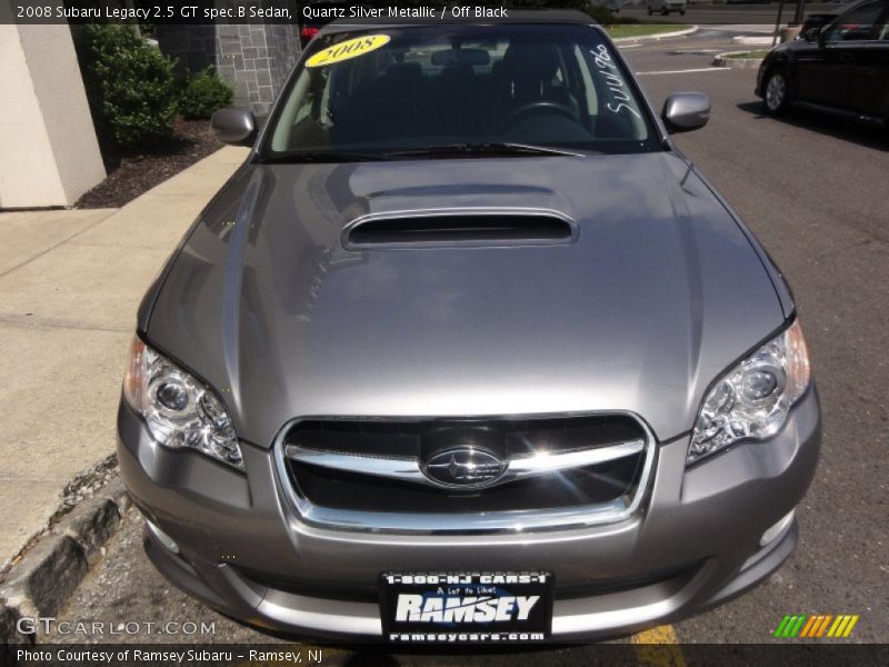 Quartz Silver Metallic / Off Black 2008 Subaru Legacy 2.5 GT spec.B Sedan