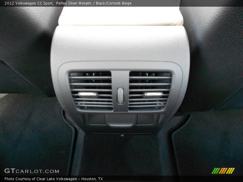 Reflex Silver Metallic / Black/Cornsilk Beige 2012 Volkswagen CC Sport