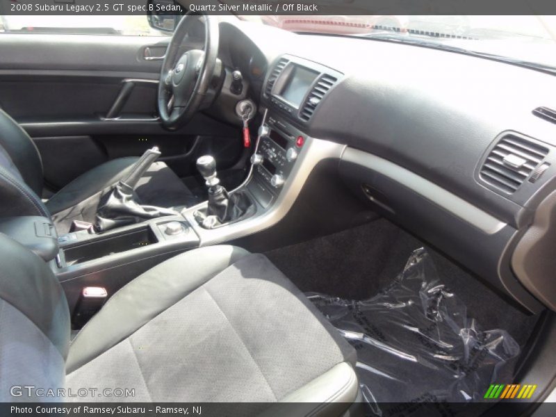 Quartz Silver Metallic / Off Black 2008 Subaru Legacy 2.5 GT spec.B Sedan