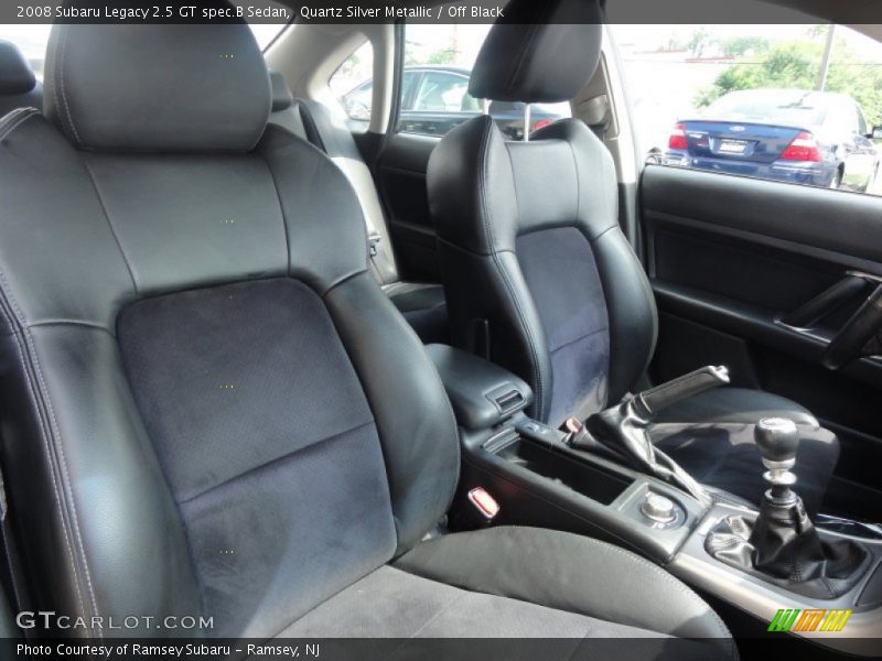  2008 Legacy 2.5 GT spec.B Sedan Off Black Interior