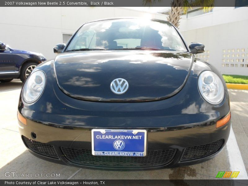 Black / Black 2007 Volkswagen New Beetle 2.5 Convertible