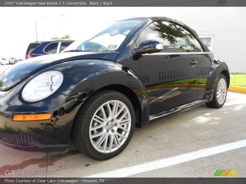 Black / Black 2007 Volkswagen New Beetle 2.5 Convertible