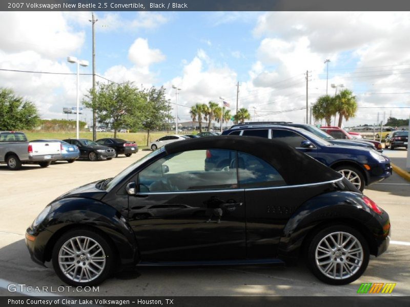Black / Black 2007 Volkswagen New Beetle 2.5 Convertible