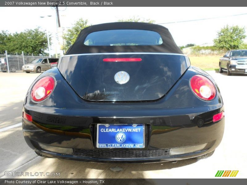 Black / Black 2007 Volkswagen New Beetle 2.5 Convertible