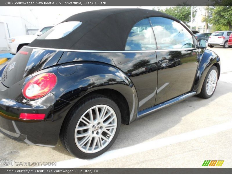 Black / Black 2007 Volkswagen New Beetle 2.5 Convertible