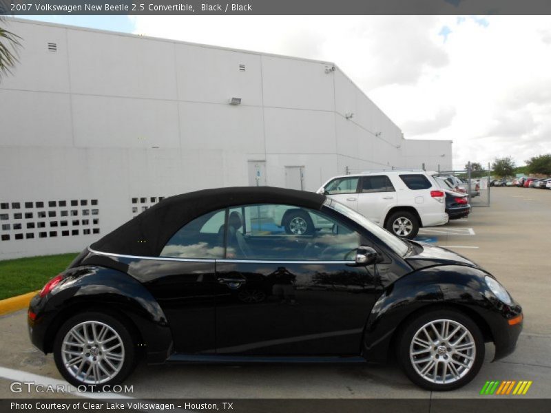 Black / Black 2007 Volkswagen New Beetle 2.5 Convertible