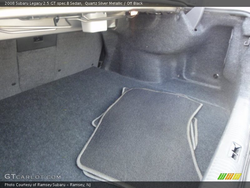 Quartz Silver Metallic / Off Black 2008 Subaru Legacy 2.5 GT spec.B Sedan
