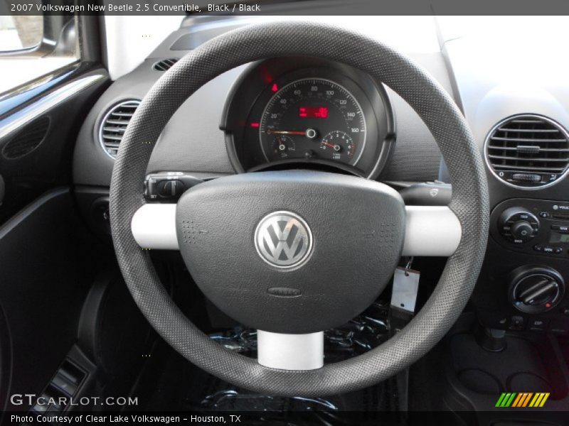 Black / Black 2007 Volkswagen New Beetle 2.5 Convertible