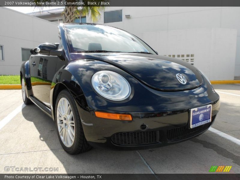 Black / Black 2007 Volkswagen New Beetle 2.5 Convertible