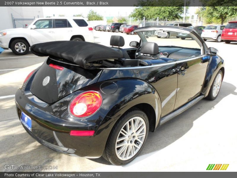 Black / Black 2007 Volkswagen New Beetle 2.5 Convertible
