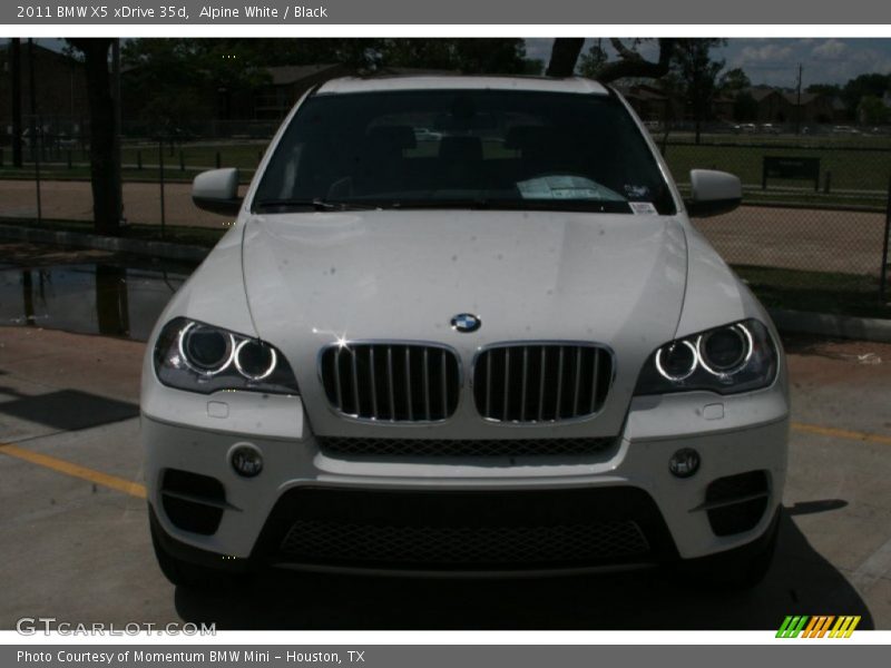 Alpine White / Black 2011 BMW X5 xDrive 35d