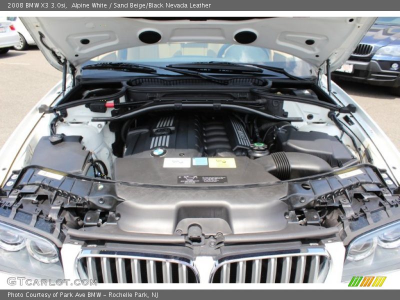 Alpine White / Sand Beige/Black Nevada Leather 2008 BMW X3 3.0si