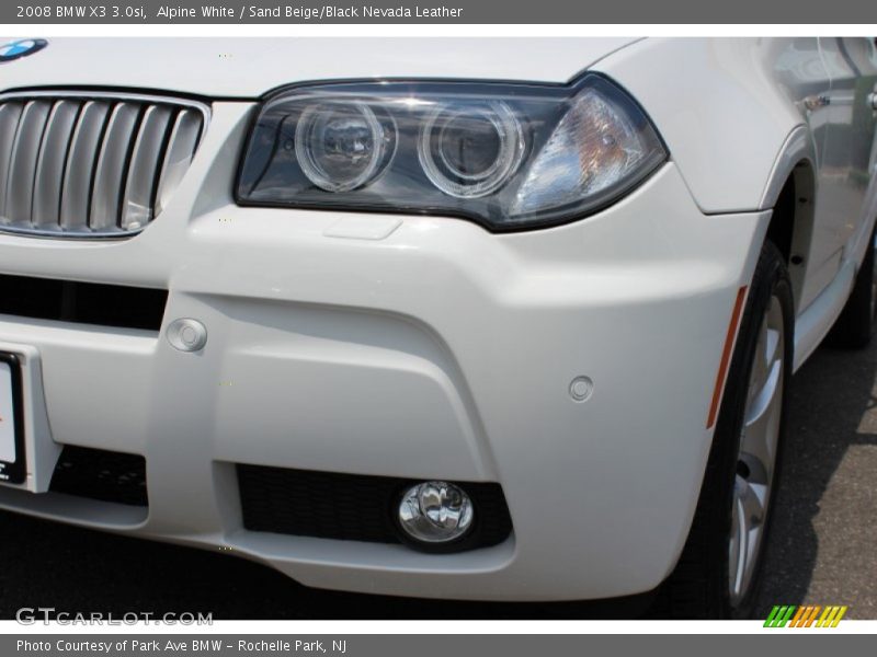 Alpine White / Sand Beige/Black Nevada Leather 2008 BMW X3 3.0si