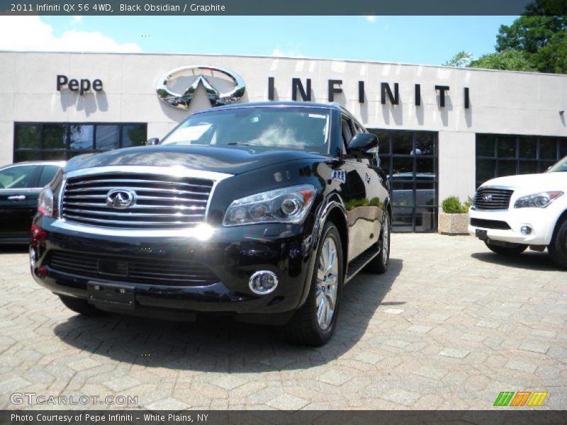 Black Obsidian / Graphite 2011 Infiniti QX 56 4WD