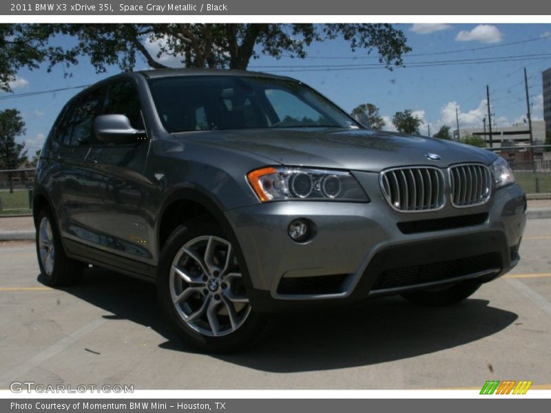 Space Gray Metallic / Black 2011 BMW X3 xDrive 35i