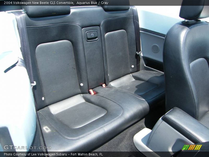 Aquarius Blue / Gray 2004 Volkswagen New Beetle GLS Convertible