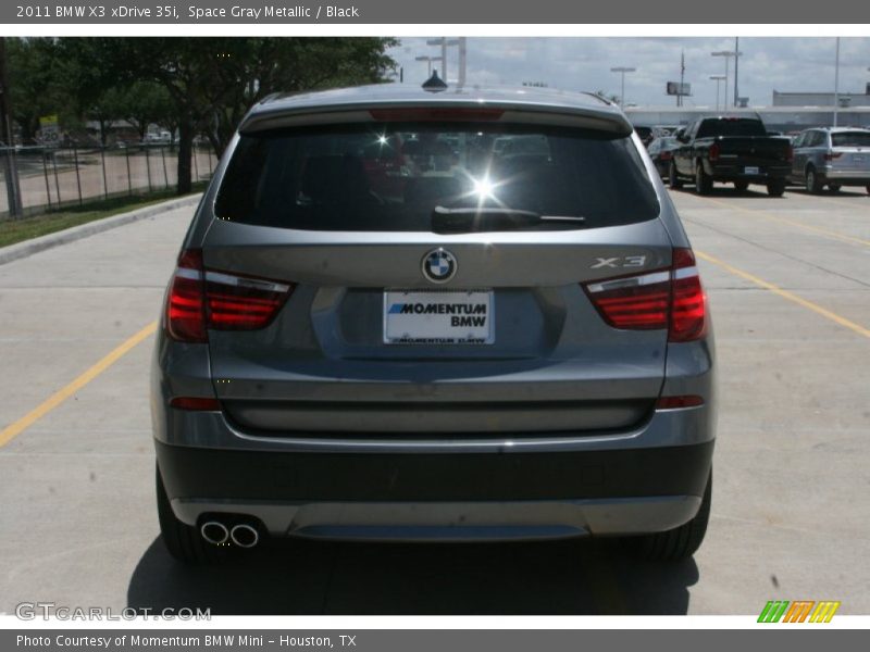 Space Gray Metallic / Black 2011 BMW X3 xDrive 35i