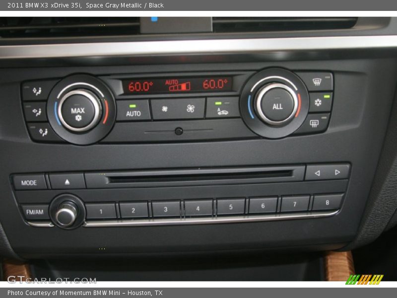 Controls of 2011 X3 xDrive 35i