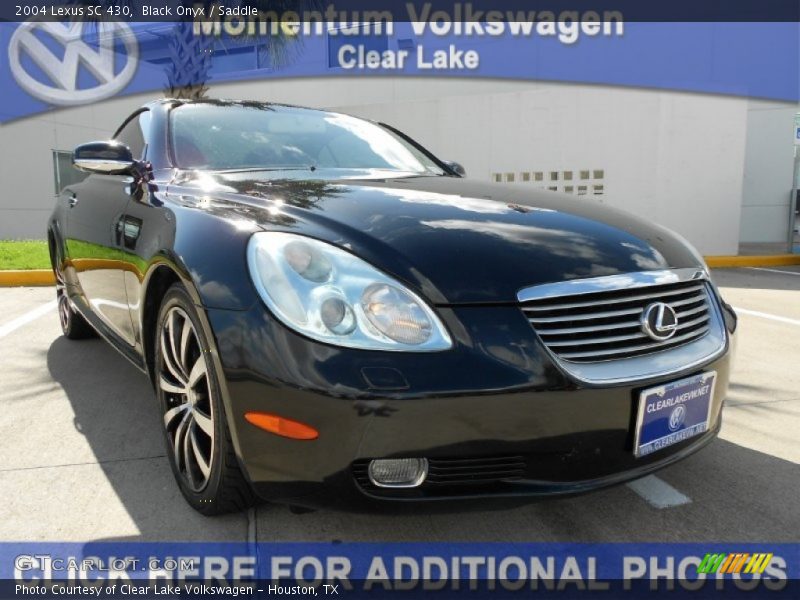Black Onyx / Saddle 2004 Lexus SC 430