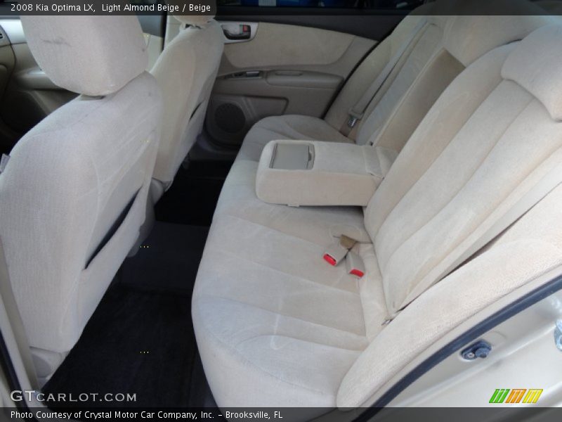 Light Almond Beige / Beige 2008 Kia Optima LX