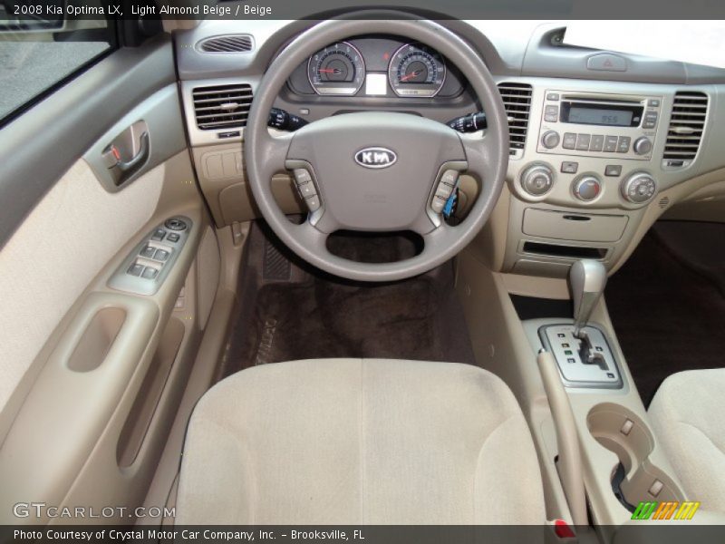 Light Almond Beige / Beige 2008 Kia Optima LX