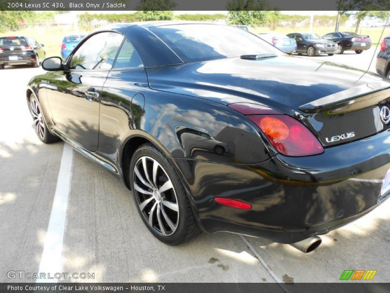 Black Onyx / Saddle 2004 Lexus SC 430