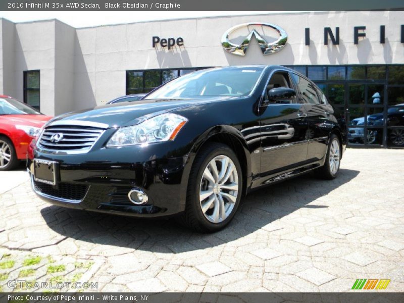 Black Obsidian / Graphite 2010 Infiniti M 35x AWD Sedan