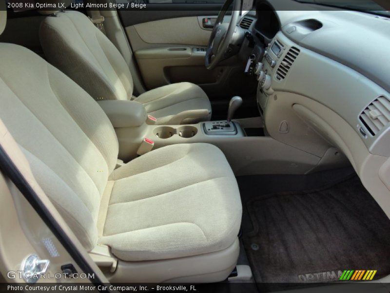 Light Almond Beige / Beige 2008 Kia Optima LX