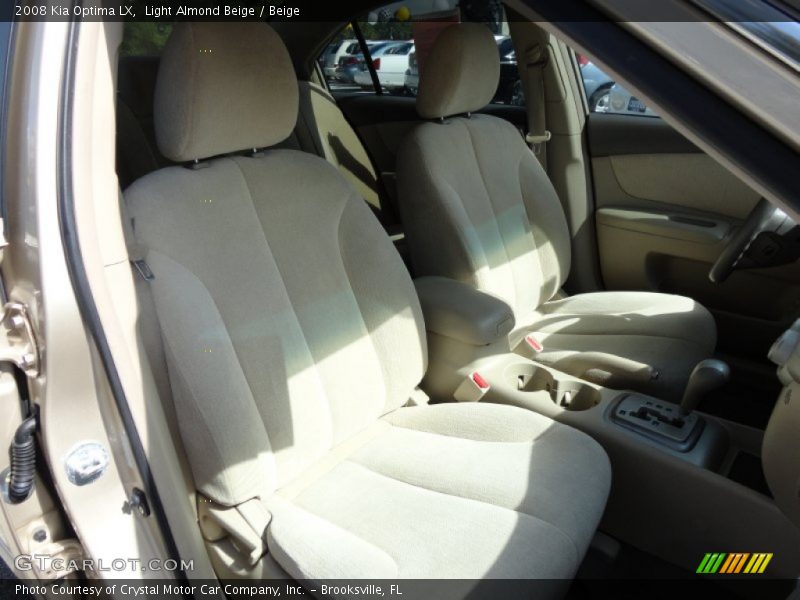 Light Almond Beige / Beige 2008 Kia Optima LX