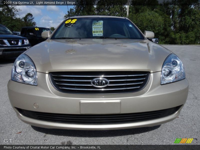 Light Almond Beige / Beige 2008 Kia Optima LX