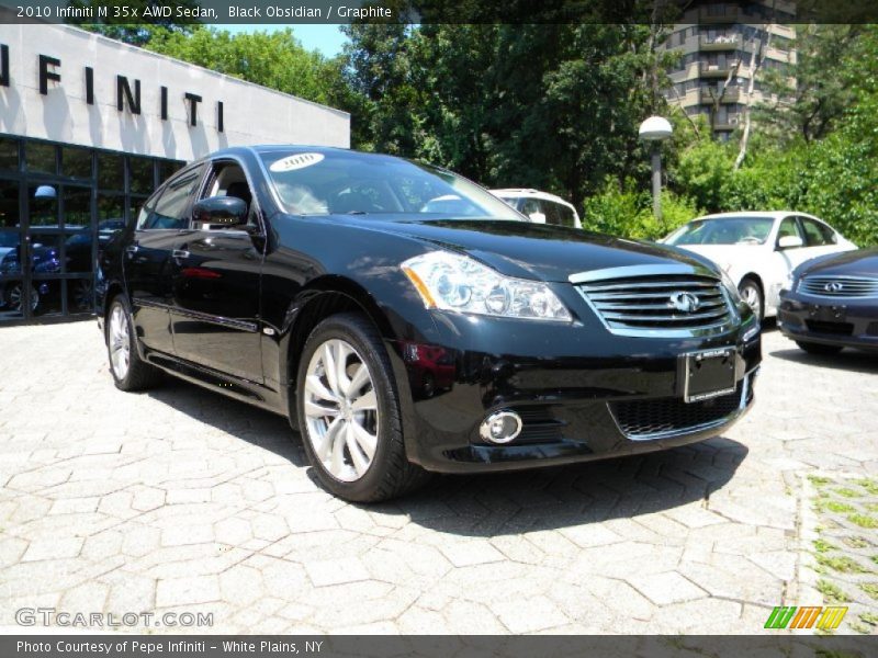 Black Obsidian / Graphite 2010 Infiniti M 35x AWD Sedan