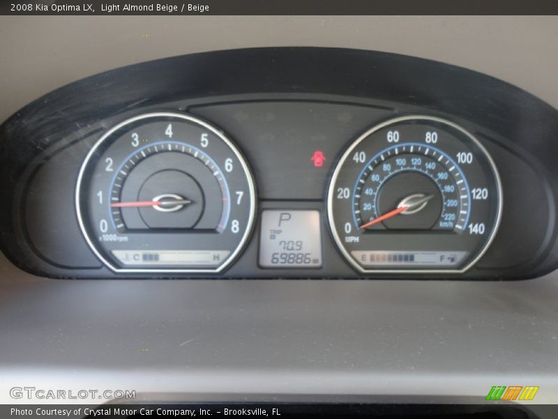 Light Almond Beige / Beige 2008 Kia Optima LX