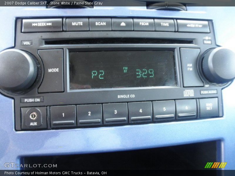 Stone White / Pastel Slate Gray 2007 Dodge Caliber SXT