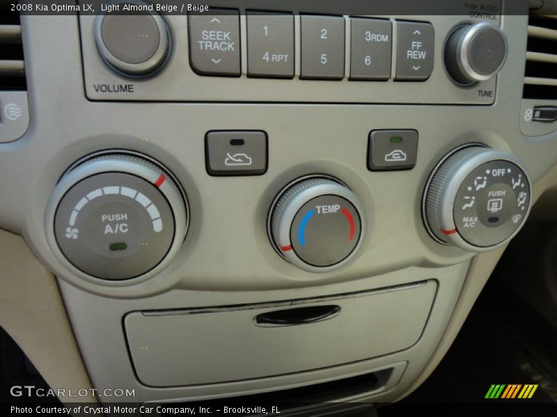 Light Almond Beige / Beige 2008 Kia Optima LX