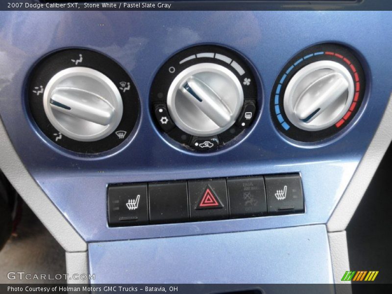 Stone White / Pastel Slate Gray 2007 Dodge Caliber SXT