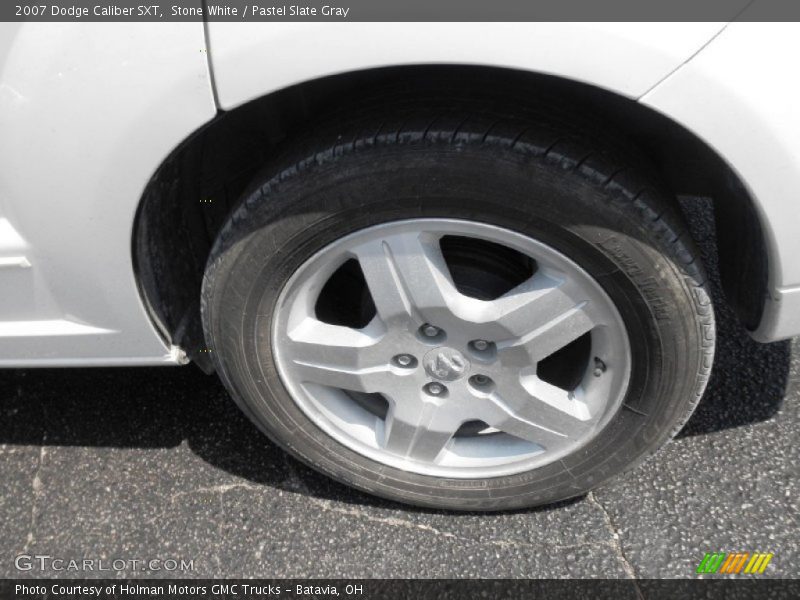 Stone White / Pastel Slate Gray 2007 Dodge Caliber SXT