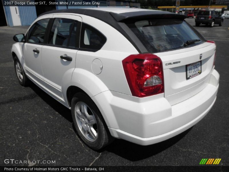 Stone White / Pastel Slate Gray 2007 Dodge Caliber SXT
