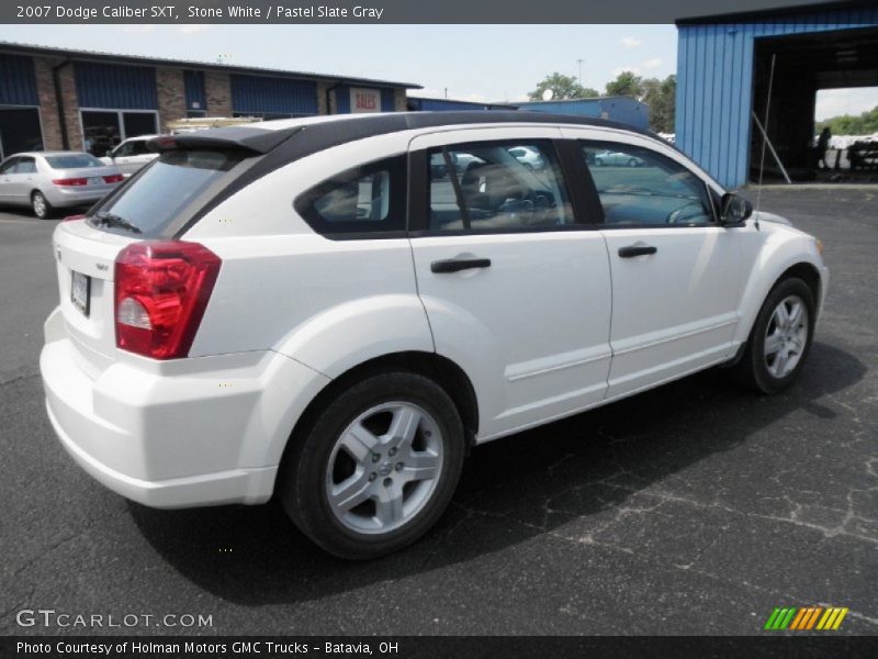 Stone White / Pastel Slate Gray 2007 Dodge Caliber SXT
