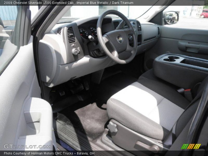 Imperial Blue Metallic / Dark Titanium 2009 Chevrolet Silverado 1500 Extended Cab