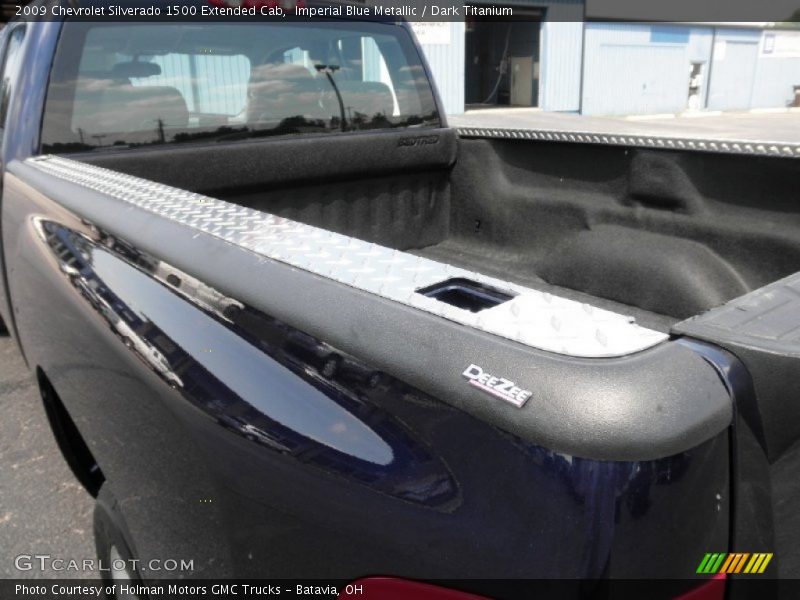 Imperial Blue Metallic / Dark Titanium 2009 Chevrolet Silverado 1500 Extended Cab