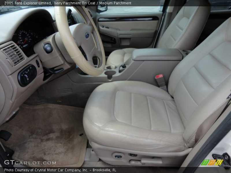 Ivory Parchment Tri Coat / Medium Parchment 2005 Ford Explorer Limited